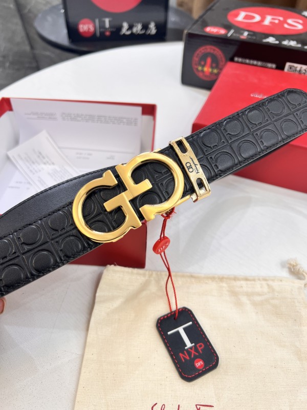 Streetwear Belt Ferragamo 321909 size:3.5cm