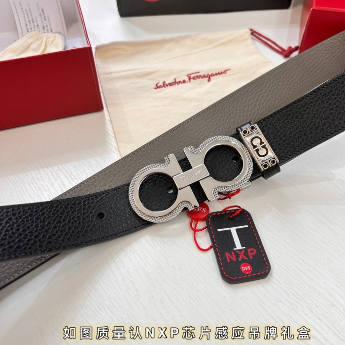 Streetwear Belt Ferragamo 321663 size:3.5cm