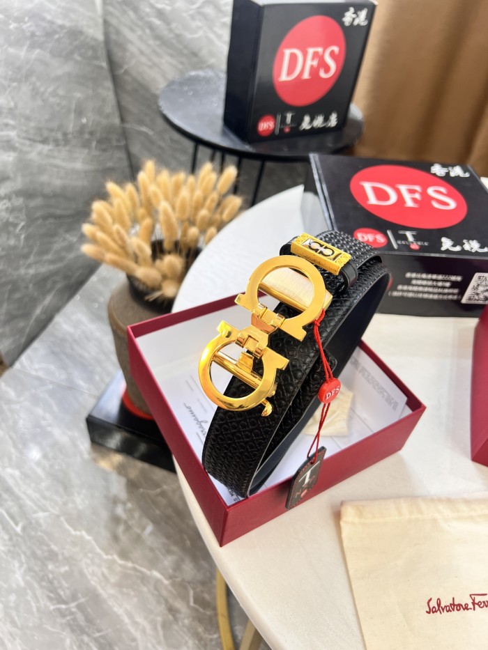 Streetwear Belt Ferragamo 321646 size:3.5cm