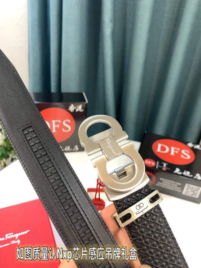 Streetwear Belt Ferragamo 321876 size:3.5cm