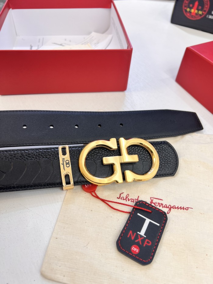 Streetwear Belt Ferragamo 321922 size:3.5cm