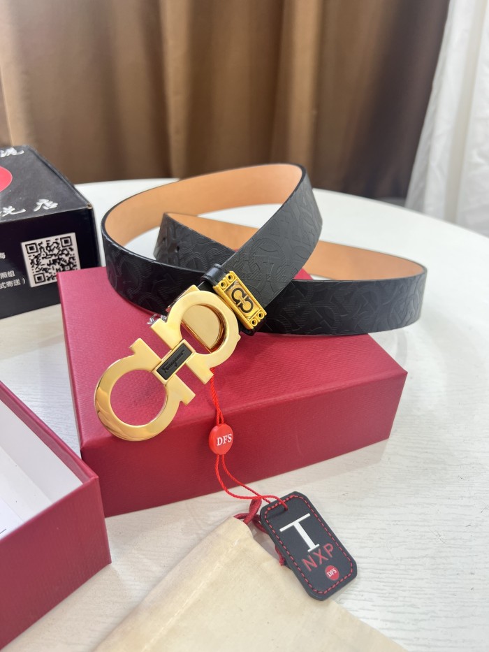 Streetwear Belt Ferragamo 321689 size:3.5cm