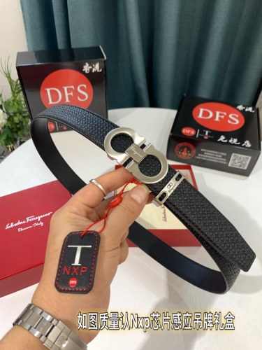 Streetwear Belt Ferragamo 321876 size:3.5cm