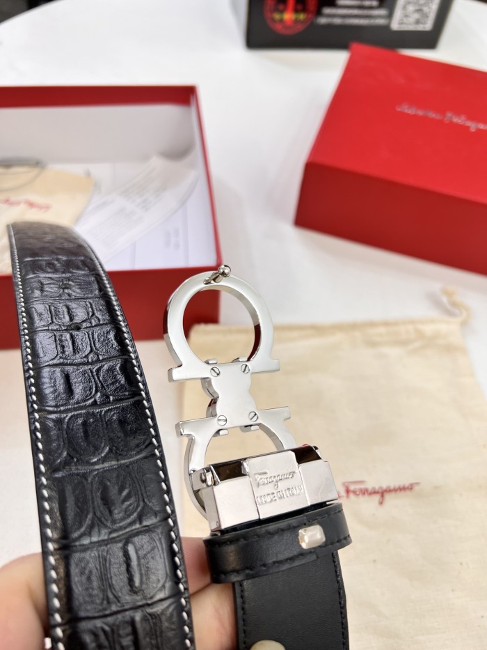 Streetwear Belt Ferragamo 321958 SIZE:3.5cm