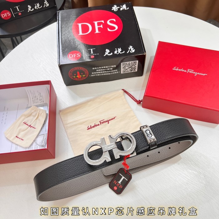 Streetwear Belt Ferragamo 321663 size:3.5cm