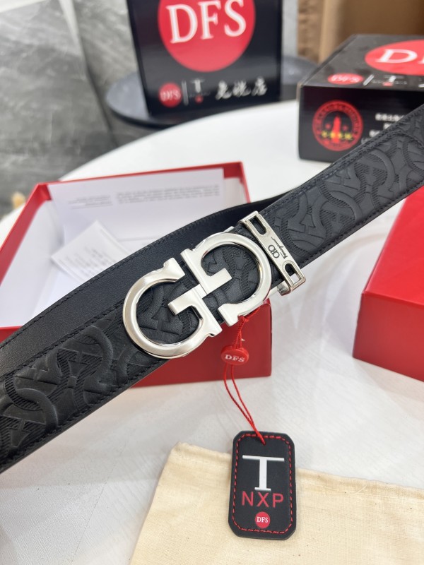 Streetwear Belt Ferragamo 321908 size:3.5cm