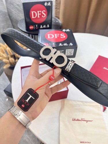 Streetwear Belt Ferragamo 321769 size:3.5cm