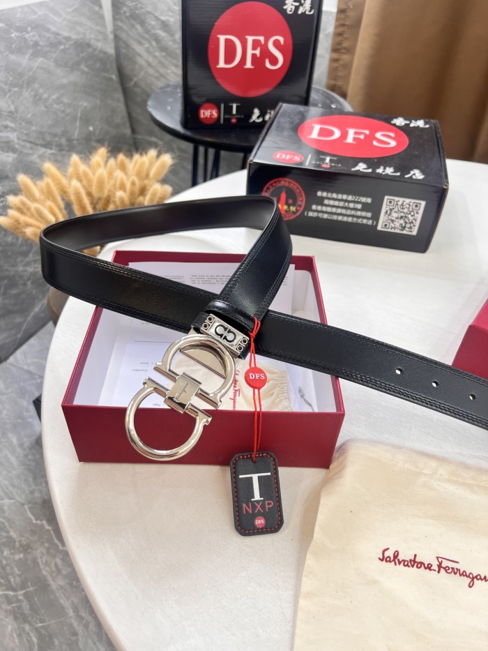 Streetwear Belt Ferragamo 321793 size:3.5cm