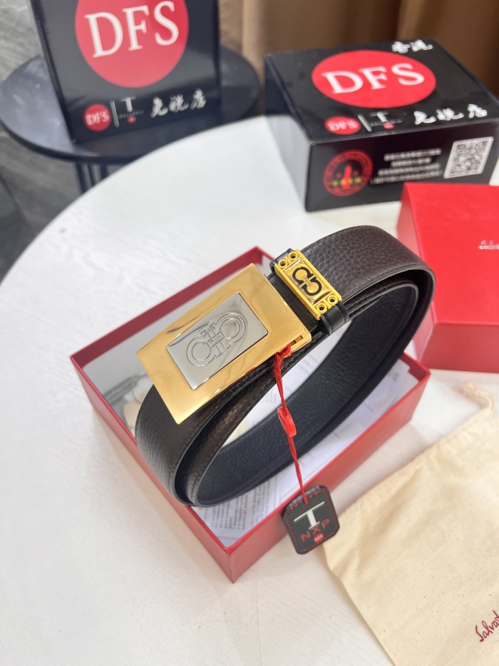 Streetwear Belt Ferragamo 321948 SIZE:3.5cm