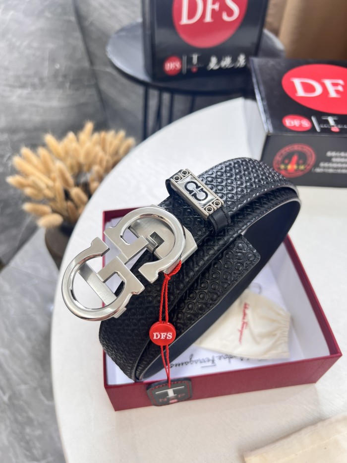 Streetwear Belt Ferragamo 321725 size:3.5cm