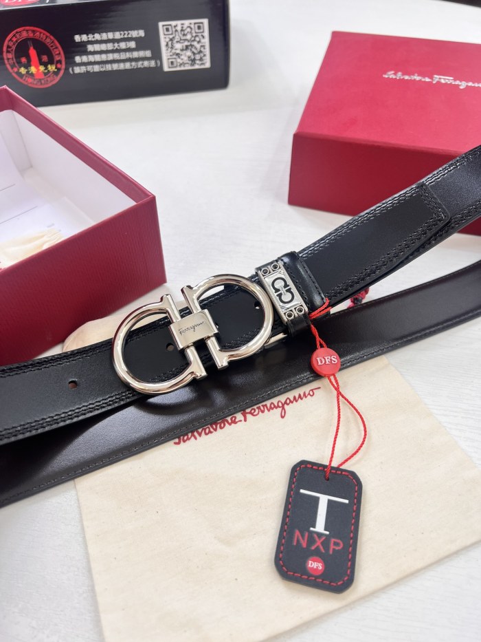 Streetwear Belt Ferragamo 321793 size:3.5cm