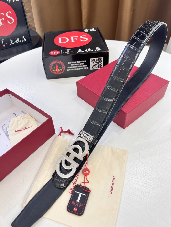 Streetwear Belt Ferragamo 321773 size:3.5cm