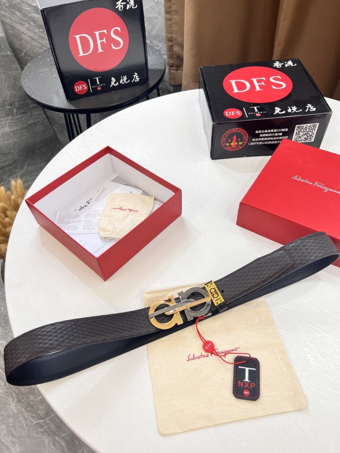 Streetwear Belt Ferragamo 321989 SIZE:3.5cm