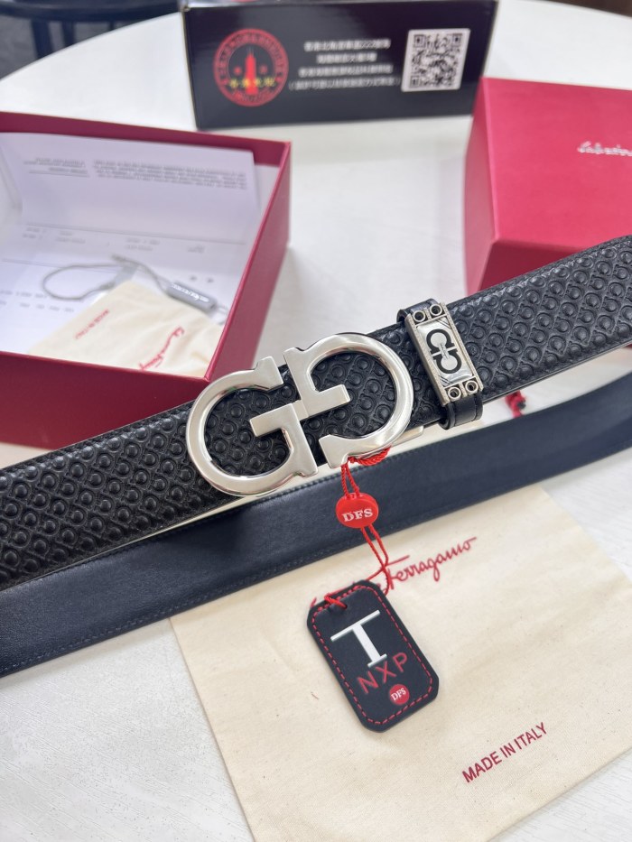 Streetwear Belt Ferragamo 321725 size:3.5cm