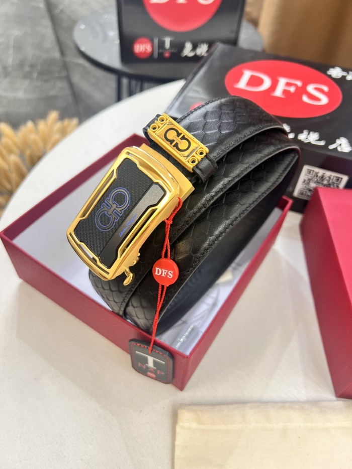 Streetwear Belt Ferragamo 321629 size:3.5cm