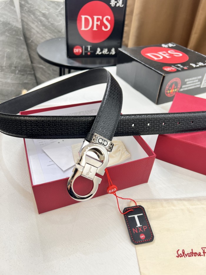 Streetwear Belt Ferragamo 321741 size:3.5cm