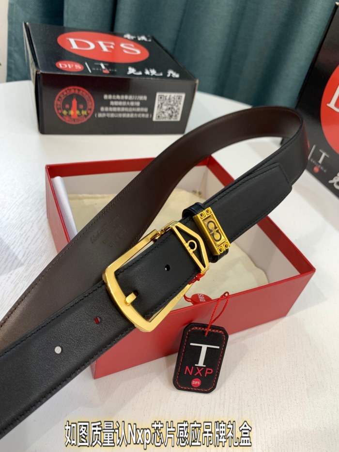 Streetwear Belt Ferragamo 321698 size:3.5cm