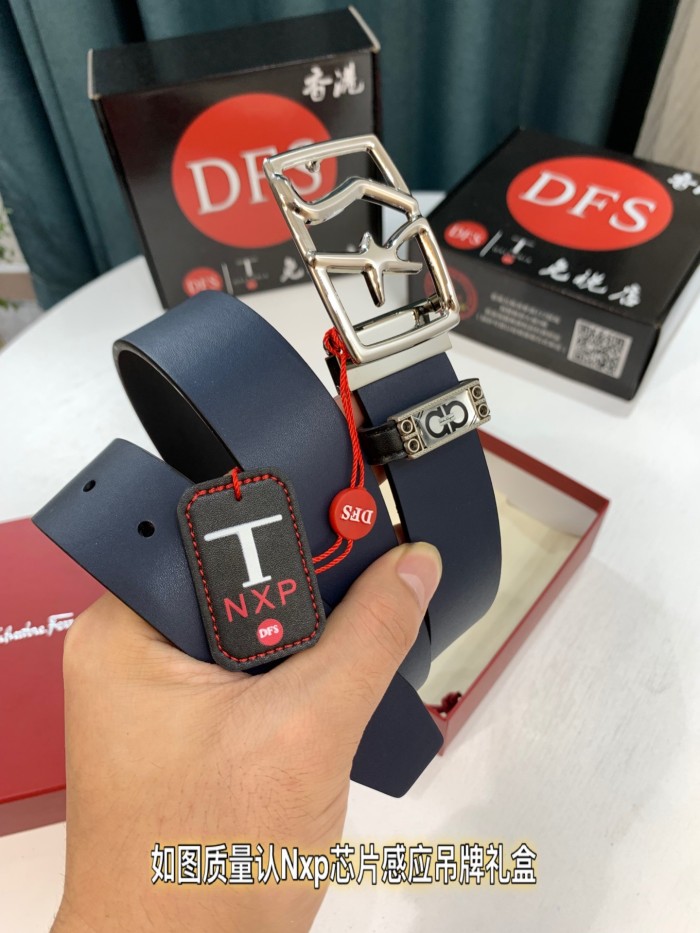 Streetwear Belt Ferragamo 321880 size:3.5cm