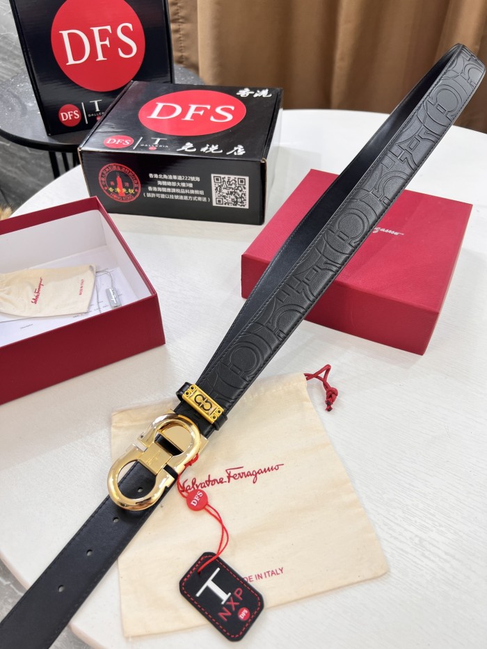 Streetwear Belt Ferragamo 321993 SIZE:3.5cm