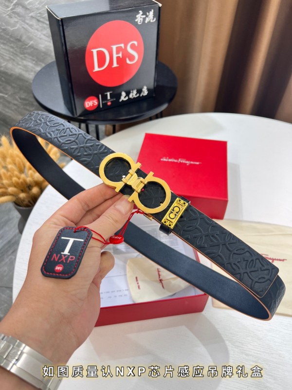 Streetwear Belt Ferragamo 321931 SIZE:3.5cm