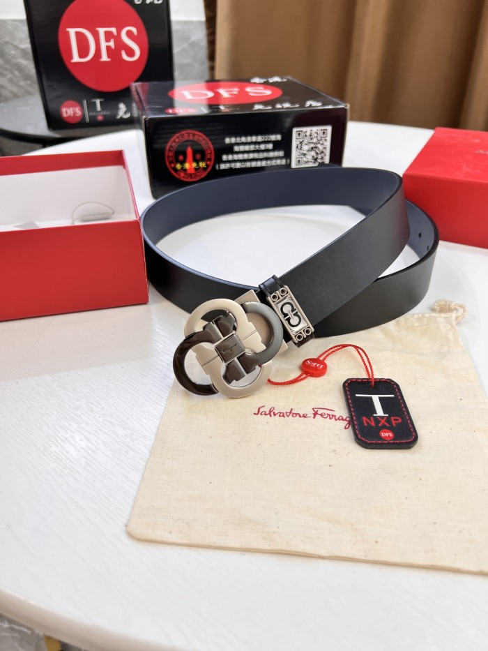 Streetwear Belt Ferragamo 321314 size:3.5cm