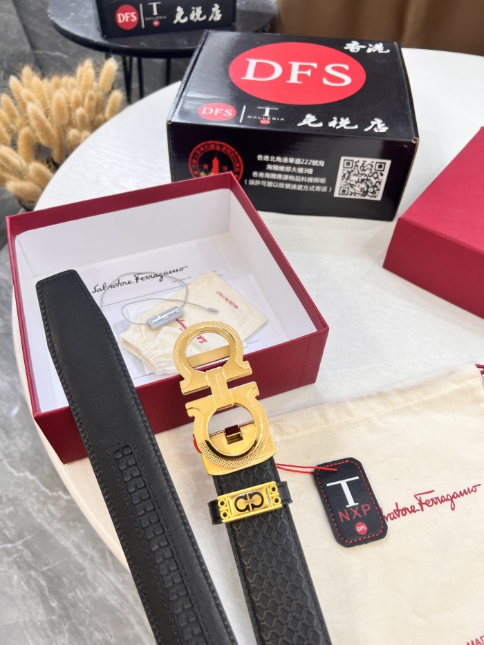 Streetwear Belt Ferragamo 321606 size:3.5cm