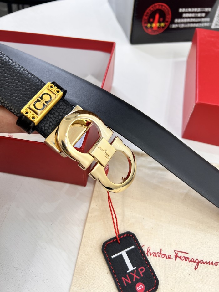 Streetwear Belt Ferragamo 321237 size:3.5cm
