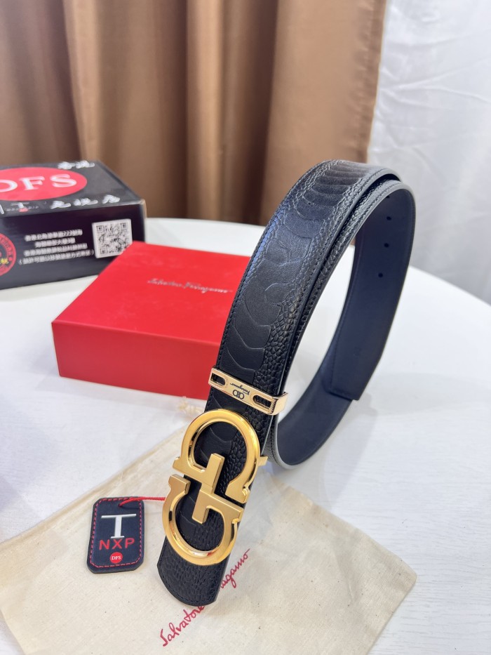 Streetwear Belt Ferragamo 321246 size:3.5cm