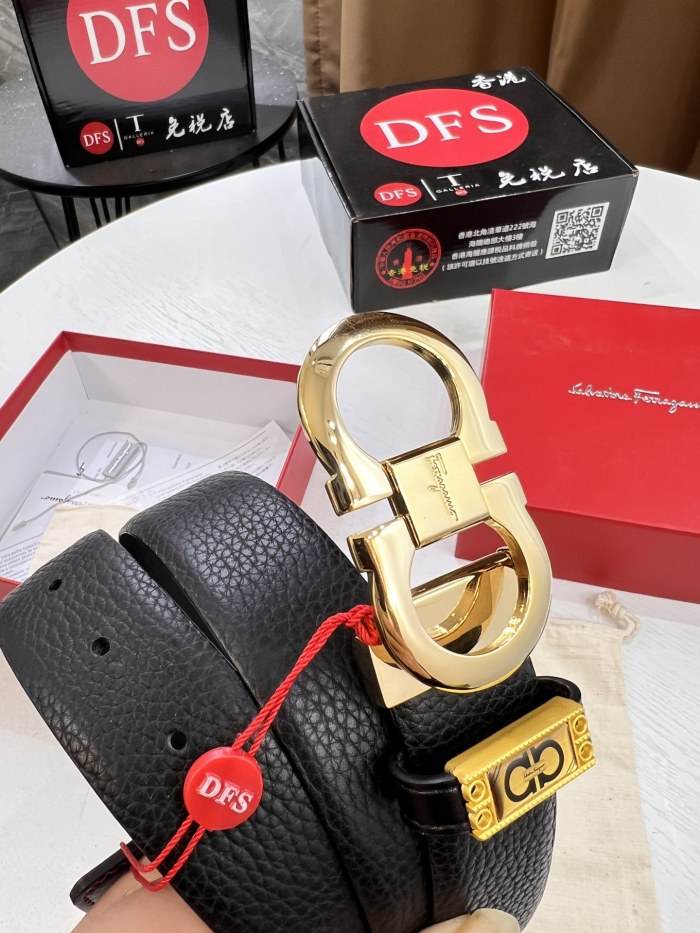 Streetwear Belt Ferragamo 321237 size:3.5cm