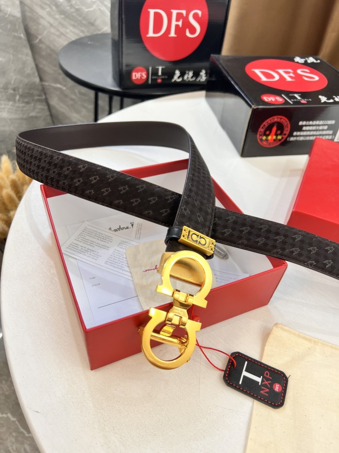 Streetwear Belt Ferragamo 321191 size:3.5cm