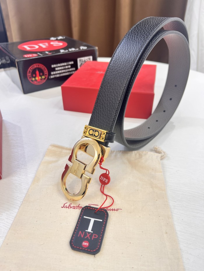 Streetwear Belt Ferragamo 321187 size:3.5cm