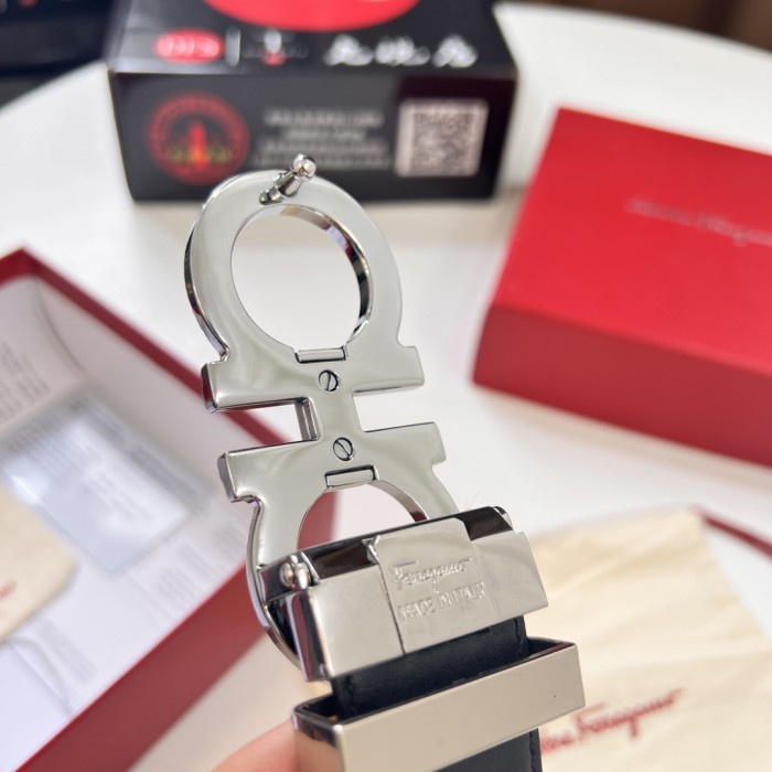 Streetwear Belt Ferragamo 321267 size:3.5cm
