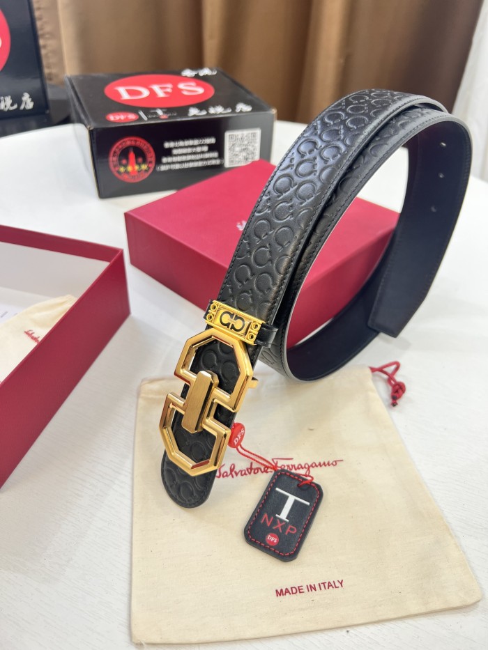 Streetwear Belt Ferragamo 321229 size:3.5cm