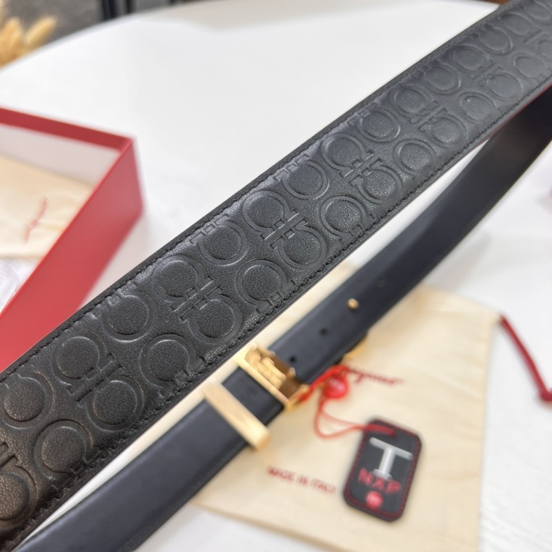 Streetwear Belt Ferragamo 321262 size:3.5cm