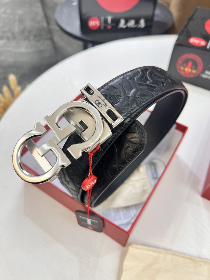 Streetwear Belt Ferragamo 321214 size:3.5cm