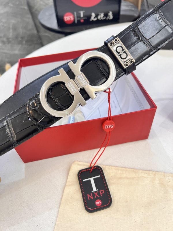 Streetwear Belt Ferragamo 321273 size:3.5cm