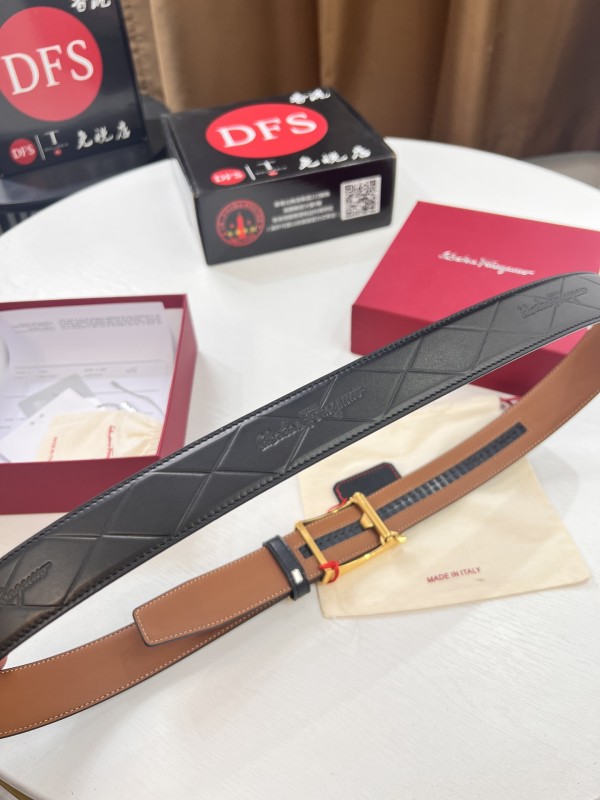 Streetwear Belt Ferragamo 321224 size:3.5cm