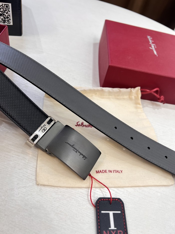 Streetwear Belt Ferragamo 321586 size:3.5cm