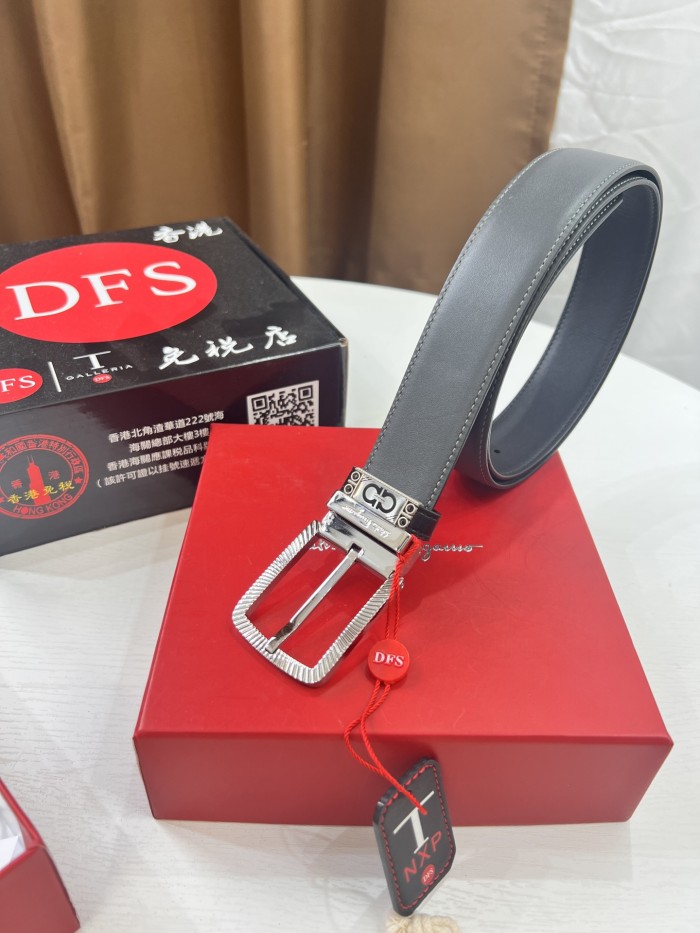 Streetwear Belt Ferragamo 321384 size:3.5cm