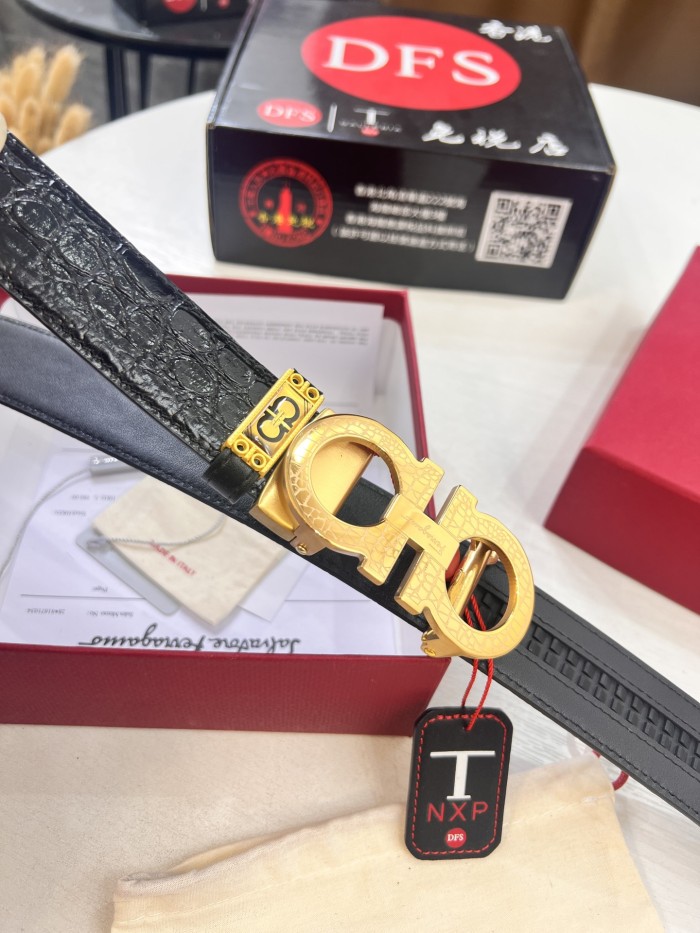 Streetwear Belt Ferragamo 321513 size:3.5cm