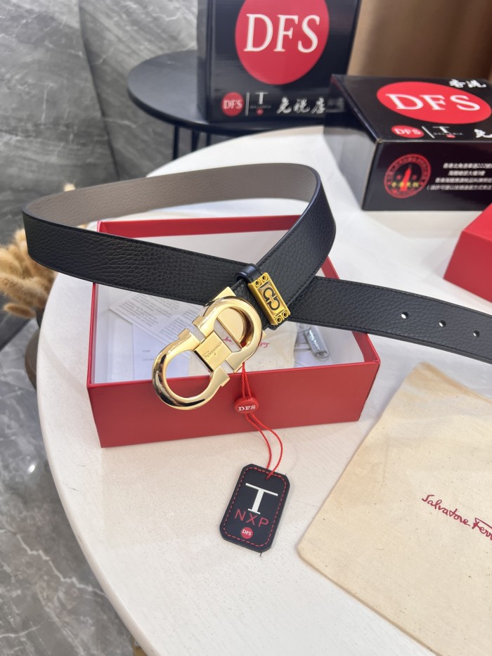 Streetwear Belt Ferragamo 321187 size:3.5cm