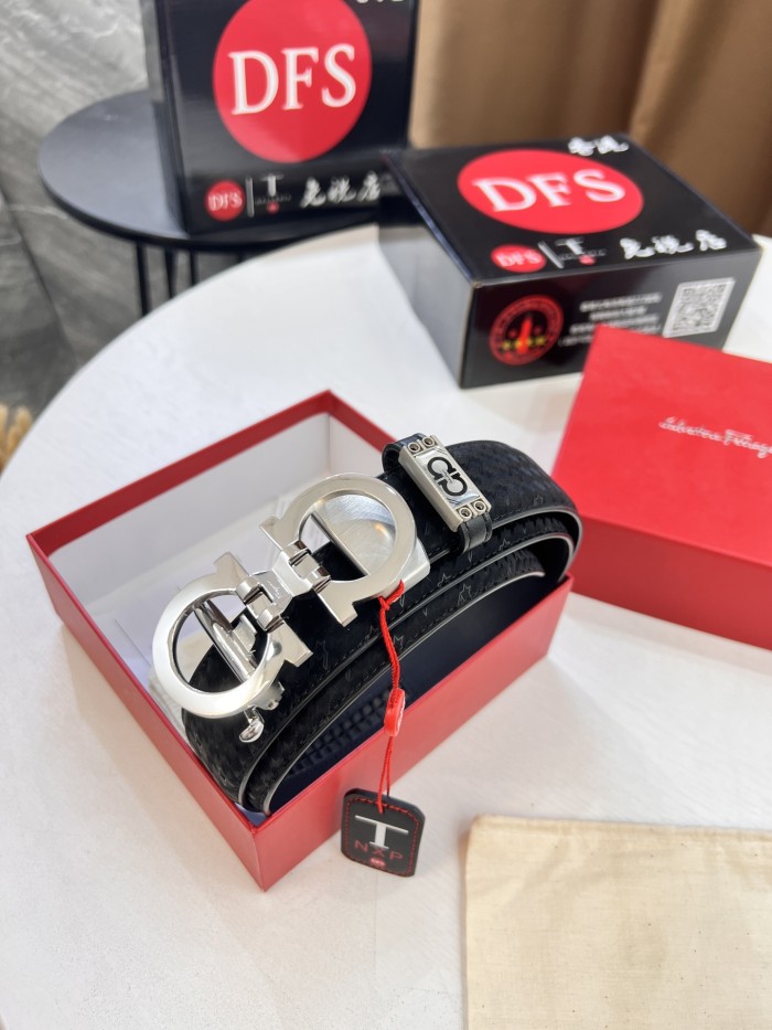 Streetwear Belt Ferragamo 321192 size:3.5cm