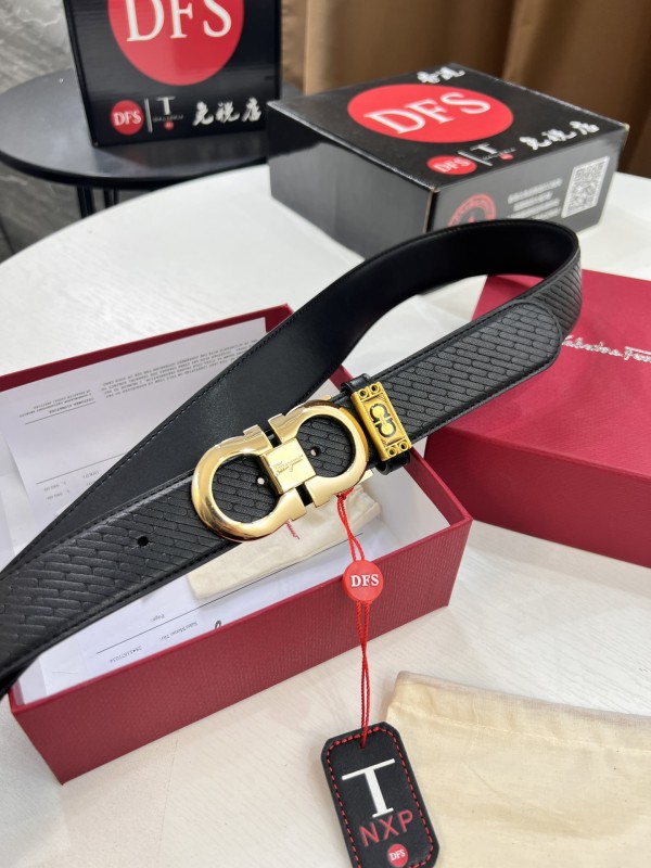 Streetwear Belt Ferragamo 321436 size:3.5cm