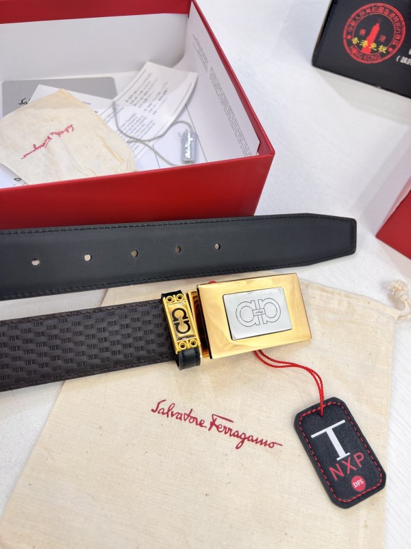 Streetwear Belt Ferragamo 321252 size:3.5cm