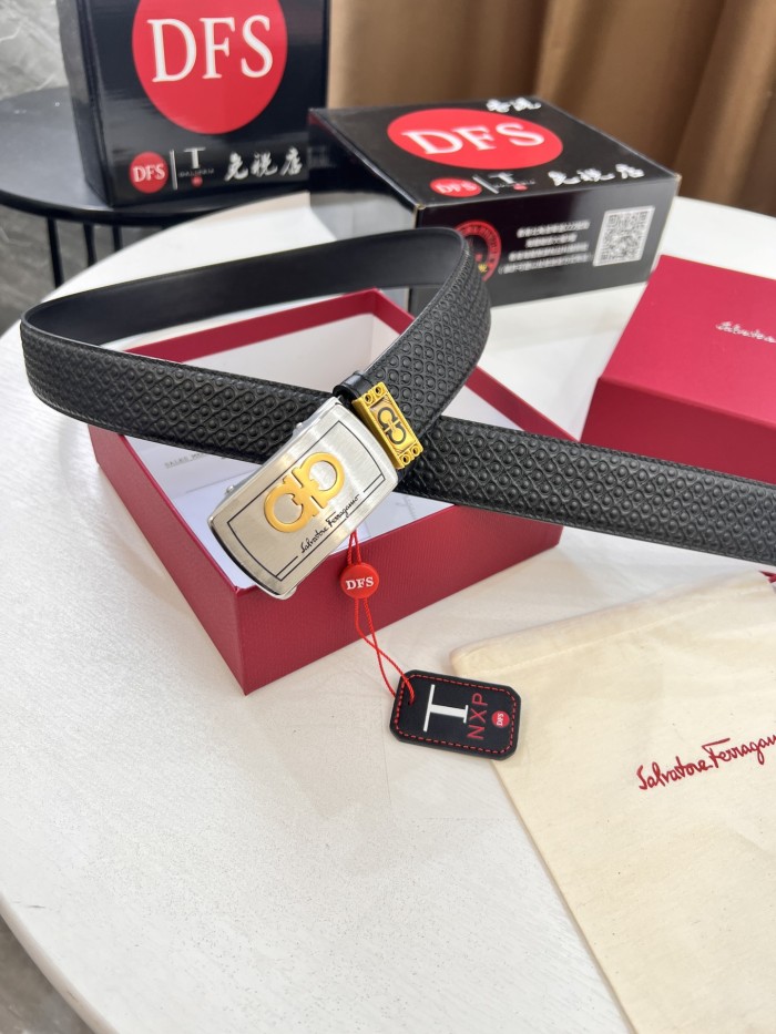 Streetwear Belt Ferragamo 321548 size:3.5cm