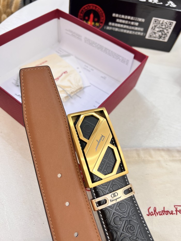 Streetwear Belt Ferragamo 321616 size:3.5cm