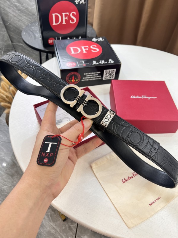 Streetwear Belt Ferragamo 321393 size:3.5cm