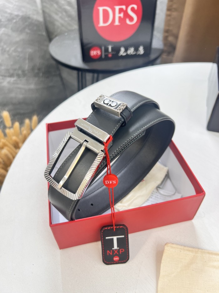 Streetwear Belt Ferragamo 321384 size:3.5cm