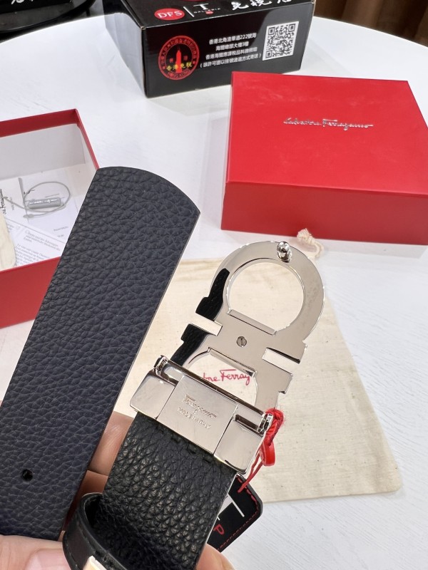 Streetwear Belt Ferragamo 321238 size:3.5cm