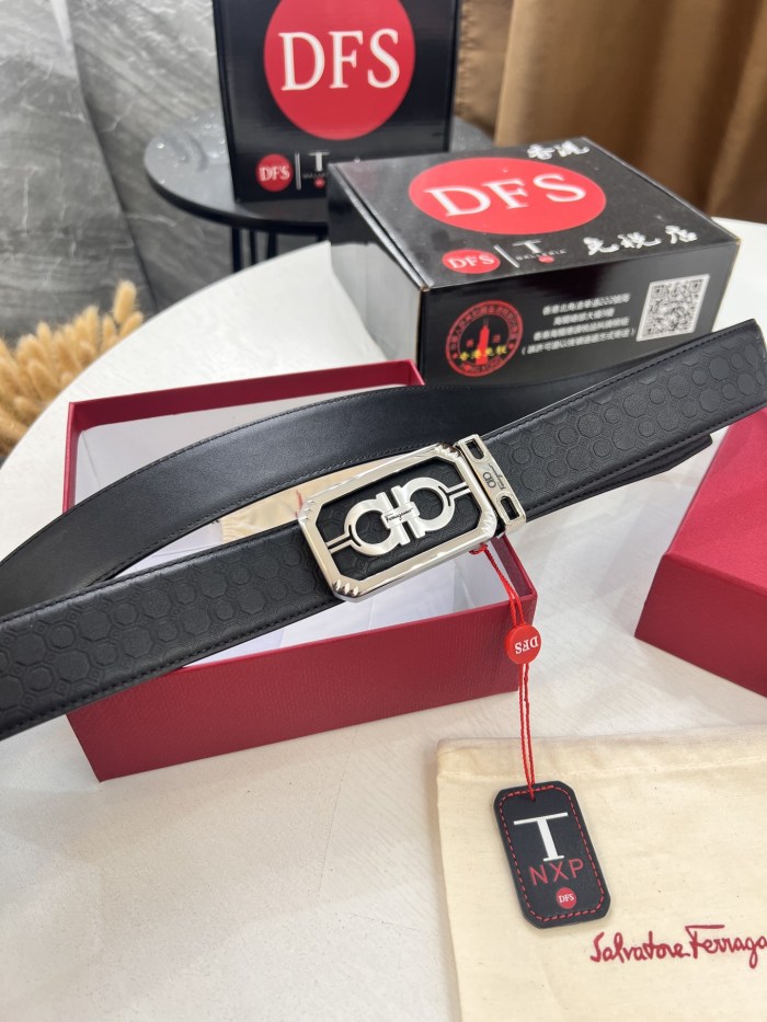 Streetwear Belt Ferragamo 321165 size:3.5cm